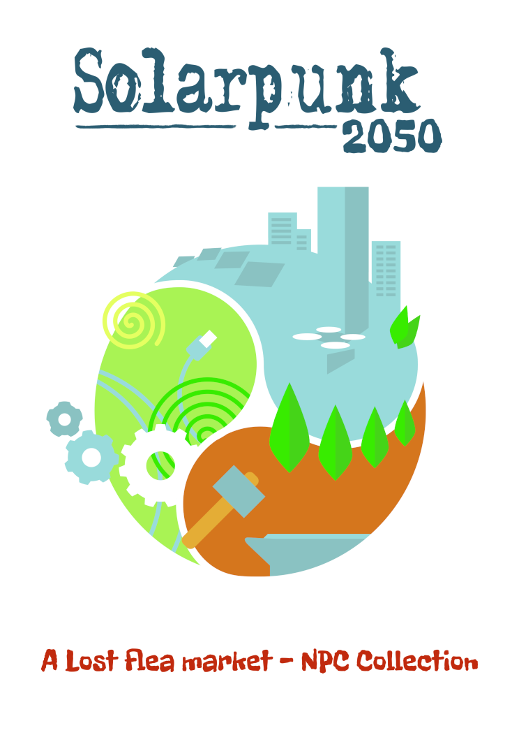 The cover of the Solarpunk 2050 Con Adventure